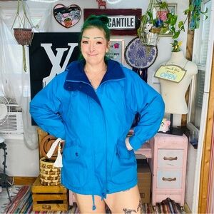 Pacific Trail Blue Ski Jacket Weather-Resistant Design Size Large